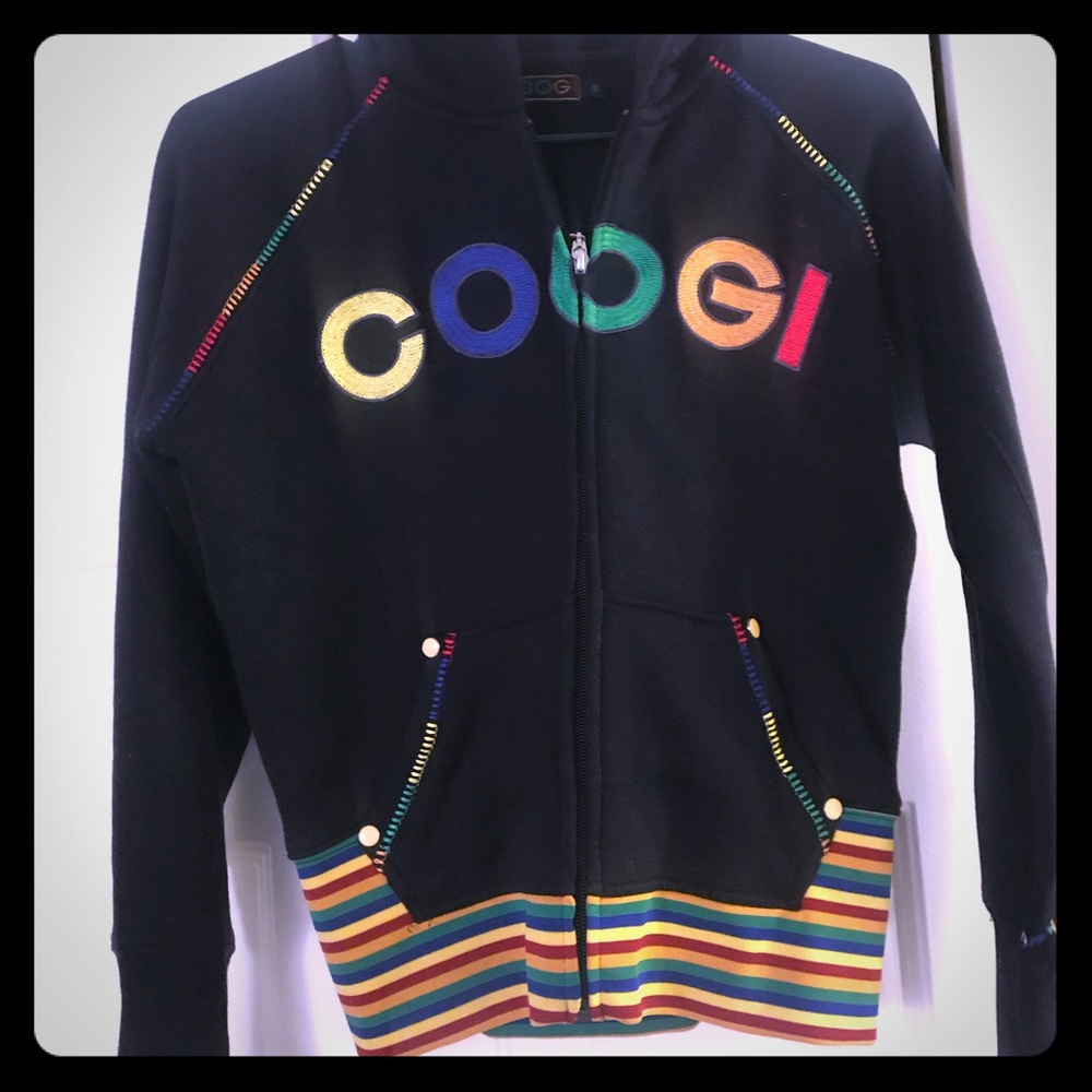 Small black/multi-colored Coogi hoodie